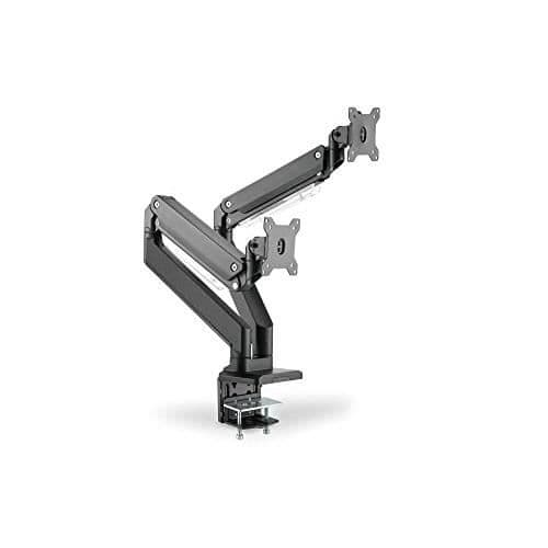 DIGITUS DUBBLA GASSTÖR FÖR MONITOR 2 X 35, 2 X 15 KG MAX. SVART D