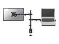 Miniatyrbild 3 av 3: Justerbar arm för LCD-skärm - NewStar - FPMA-D550NOTEBOOK - Svart - 10"-32" - Skrivbordsmonterbar