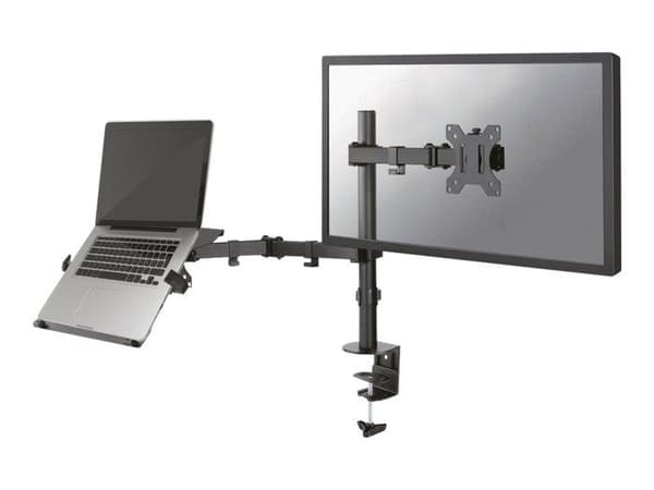 Justerbar arm för LCD-skärm - NewStar - FPMA-D550NOTEBOOK - Svart - 10"-32" - Skrivbordsmonterbar