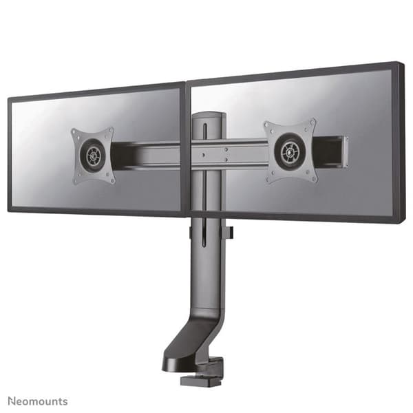 Skärmstöd - Newstar - FPMA-D860DBLACK - Klämma - Svart - 10-27 tum