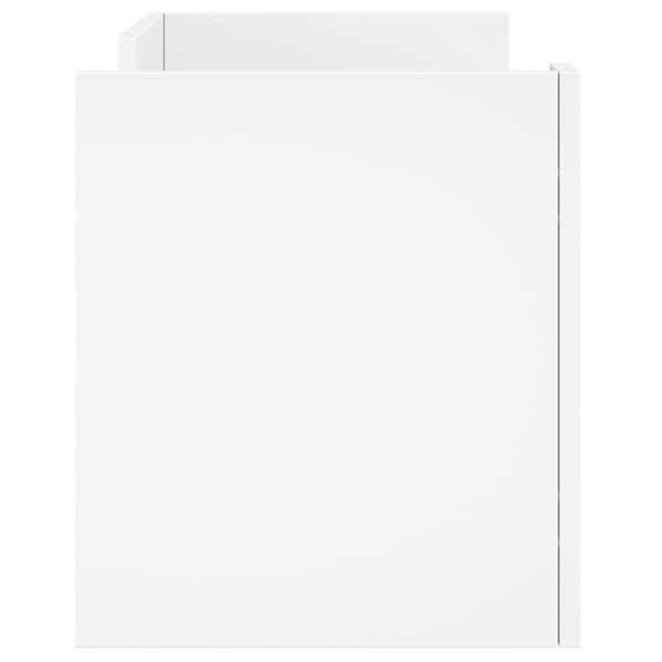 vidaXL TV-benk hvit 80x35x40 cm konstruert tre