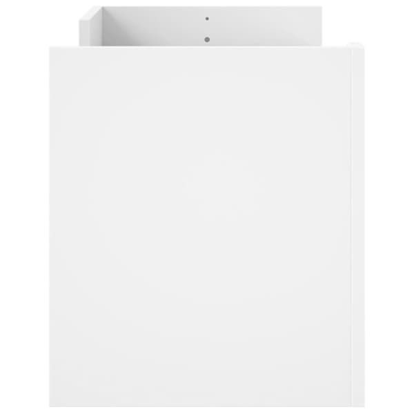 vidaXL TV-benk hvit 100x35x40 cm konstruert tre