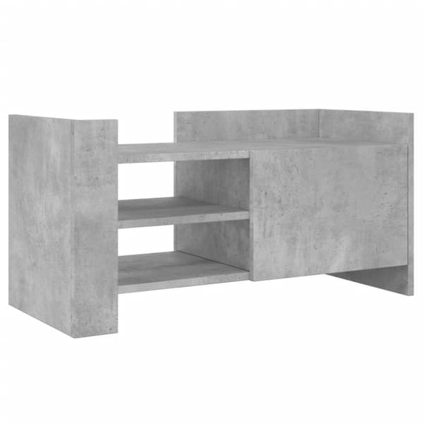 vidaXL TV-benk betonggrå 80x35x40 cm konstruert tre