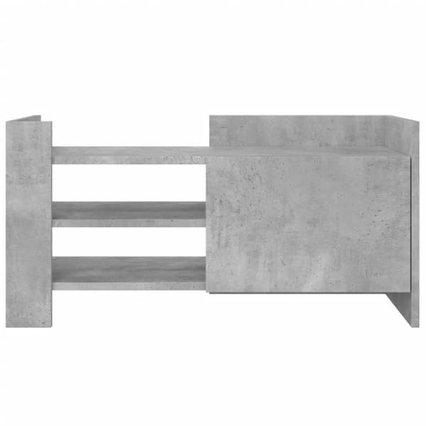 vidaXL TV-benk betonggrå 80x35x40 cm konstruert tre