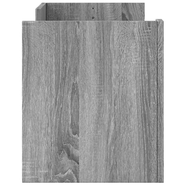 vidaXL tv-bord 100x35x40 cm konstrueret træ grå sonoma-eg