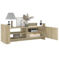 Pikkukuva 4 / 11: vidaXL TV-taso Sonoma-tammi 100x35x40 cm tekninen puu