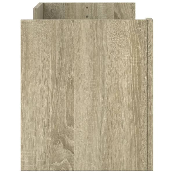 vidaXL TV-taso Sonoma-tammi 100x35x40 cm tekninen puu