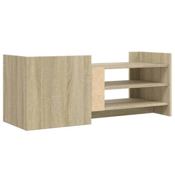 vidaXL TV-taso Sonoma-tammi 100x35x40 cm tekninen puu