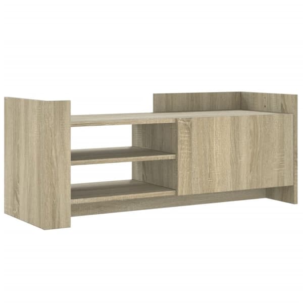 vidaXL TV-taso Sonoma-tammi 100x35x40 cm tekninen puu