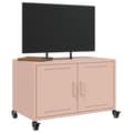 Miniatyrbild 6 av 11: vidaXL Tv-bänk rosa 68x39x43,5 cm stål