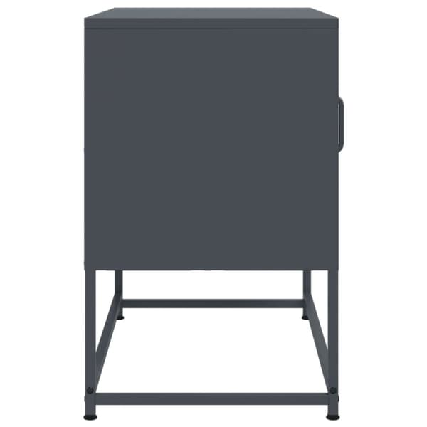 vidaXL TV-skåp rosa 100,5x39x60,5 cm stål