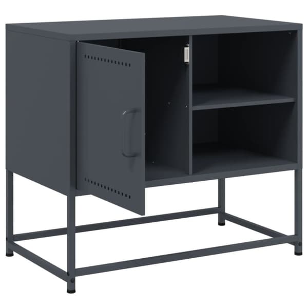 vidaXL TV-skåp rosa 100,5x39x60,5 cm stål