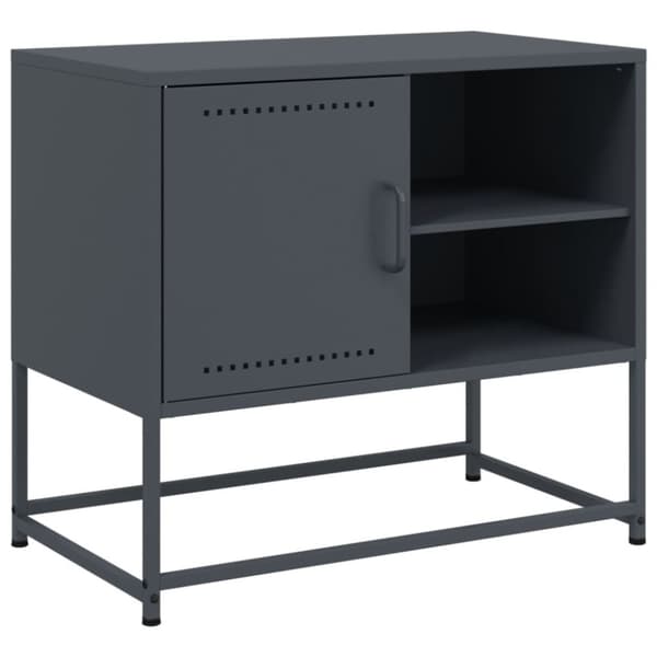 vidaXL TV-skåp rosa 100,5x39x60,5 cm stål
