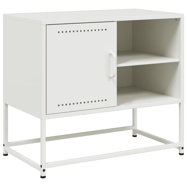vidaXL TV-benk olivengrønn 100,5x39x60,5 cm stål