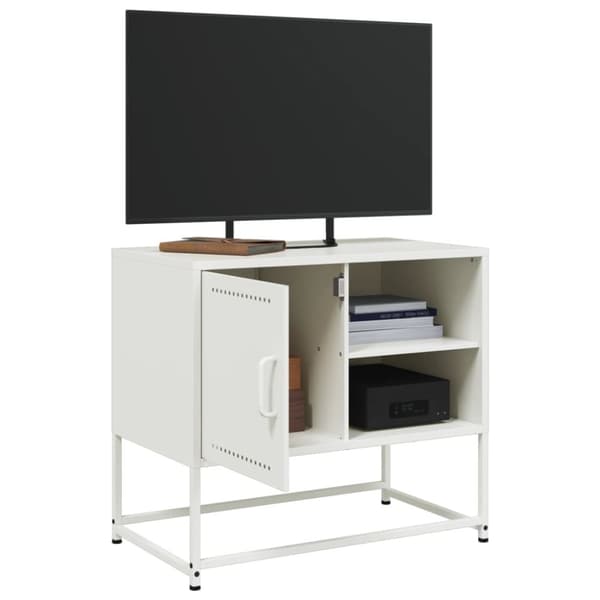 vidaXL TV-benk olivengrønn 100,5x39x60,5 cm stål