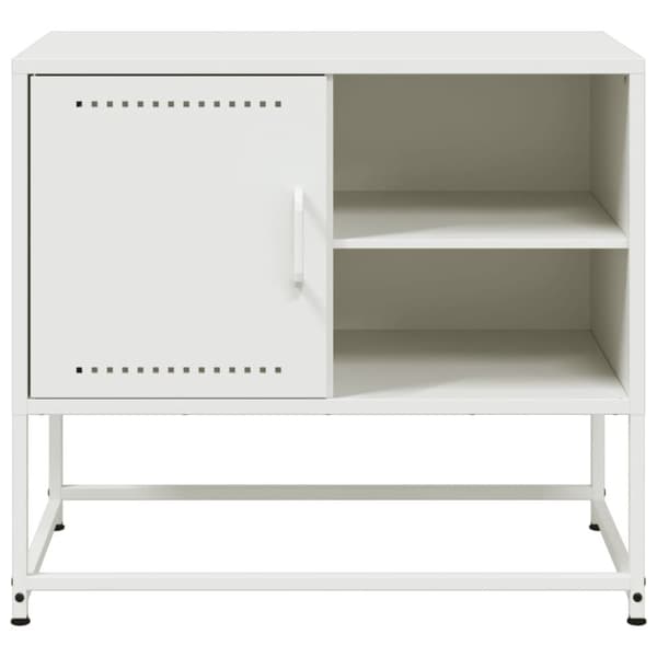 vidaXL TV-benk olivengrønn 100,5x39x60,5 cm stål