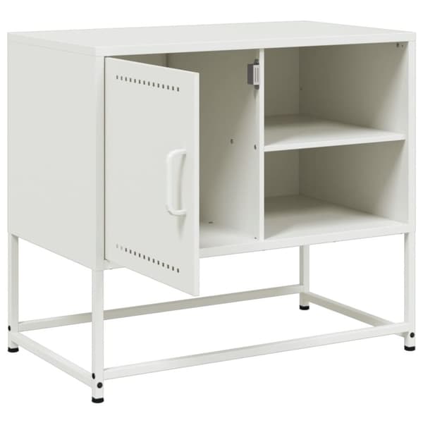 vidaXL TV-benk olivengrønn 100,5x39x60,5 cm stål