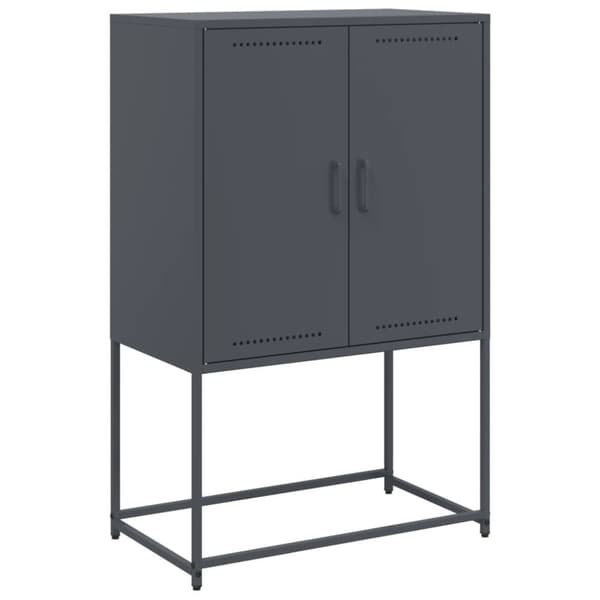 vidaXL TV-taso musta 68x39x60,5 cm teräs