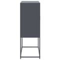 Pikkukuva 8 / 11: vidaXL TV-taso musta 68x39x60,5 cm teräs