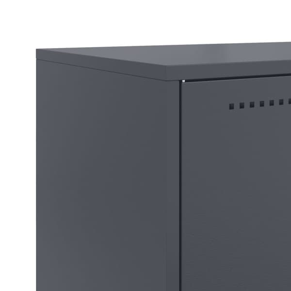 vidaXL TV-taso musta 68x39x60,5 cm teräs