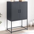 Pikkukuva 2 / 11: vidaXL TV-taso musta 68x39x60,5 cm teräs