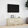 Pikkukuva 5 / 11: vidaXL TV-taso LED-valoilla Sonoma-tammi 97x34x40 cm tekninen puu