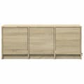 Pikkukuva 7 / 11: vidaXL TV-taso LED-valoilla Sonoma-tammi 97x34x40 cm tekninen puu