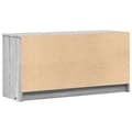 Miniatyrbilde 9 av 11: vidaXL TV-benk med LED grå sonoma 100x34x50 cm konstruert tre
