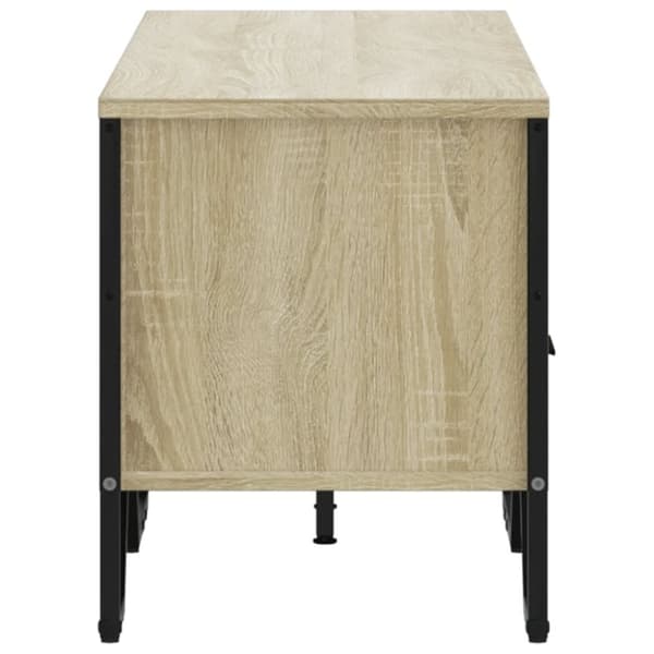 vidaXL Tv-bänk sonoma ek 122x34x41 cm konstruerat trä