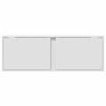 Miniatyrbillede 7 af 11: vidaXL væghængt tv-bord med LED-lys 100x31x35 cm hvid