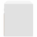 Miniatyrbillede 8 af 11: vidaXL væghængt tv-bord med LED-lys 100x31x35 cm hvid