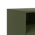 Pikkukuva 11 / 11: vidaXL TV-taso oliivinvihreä 100,5x39x43,5 cm teräs