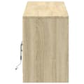 Miniatyrbilde 9 av 11: vidaXL TV-benk med LED sonoma eik 180x34x50 cm konstruert tre