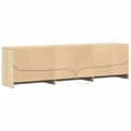 Miniatyrbilde 10 av 11: vidaXL TV-benk med LED sonoma eik 180x34x50 cm konstruert tre