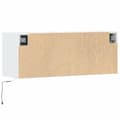 Miniatyrbillede 9 af 11: vidaXL væghængt tv-bord med LED-lys 100x31x35 cm hvid