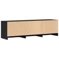 Miniatyrbilde 9 av 11: vidaXL TV-benk med LED svart 140x34x40 cm konstruert tre