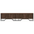 Miniatyrbilde 5 av 10: vidaXL TV-benk brun eik 180x34x41 cm konstruert tre