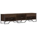 Miniatyrbilde 7 av 10: vidaXL TV-benk brun eik 180x34x41 cm konstruert tre