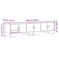 Miniatyrbilde 10 av 10: vidaXL TV-benk brun eik 180x34x41 cm konstruert tre