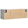 Pikkukuva 9 / 11: vidaXL TV-seinäkaappi LED-valoilla betoninharmaa 100x31x35 cm