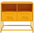 Miniatyrbillede 7 af 11: vidaXL tv-bord 68x39x60,5 cm stål sennepsgul