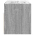 Pikkukuva 8 / 11: vidaXL TV-seinäkaappi LED-valoilla harmaa Sonoma 100x31x35 cm