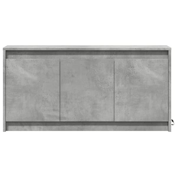 vidaXL TV-taso LED-valoilla betoninharmaa 100x34x50 cm tekninen puu