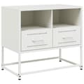 Miniatyrbilde 3 av 11: vidaXL TV-benk hvitt 68x39x60,5 cm stål
