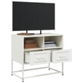 Miniatyrbilde 5 av 11: vidaXL TV-benk hvitt 68x39x60,5 cm stål