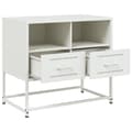 Miniatyrbilde 10 av 11: vidaXL TV-benk hvitt 68x39x60,5 cm stål