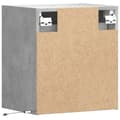 Miniatyrbillede 9 af 11: vidaXL væghængte tv-borde 2 stk. med LED-lys 41x31x45 cm betongrå