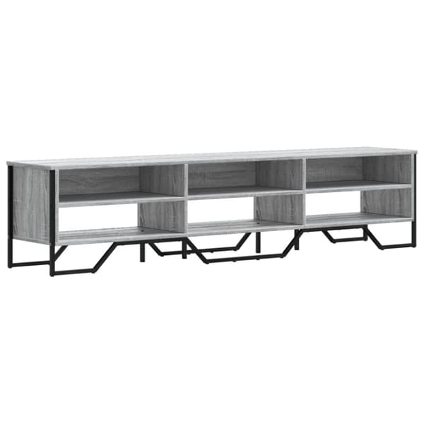 vidaXL TV-benk grå sonoma 180x34x41 cm konstruert tre
