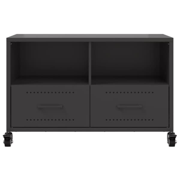 vidaXL TV-taso musta 68x39x43,5 cm teräs