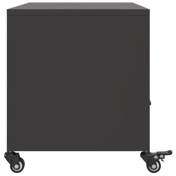 vidaXL TV-taso musta 68x39x43,5 cm teräs